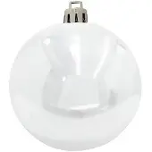 Europalms Boule décorative 20cm, blanche