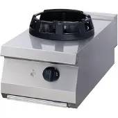 Maxima - Cuisinière Wok Gastro à haut rendement - Ø28,5 cm Anneau de cuisson - Unité unique - 70 cm Profond - Gaz
