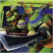 Amscan Serviettes Tortues Ninja X20