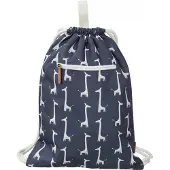 Fresk Giraffe Gymsack Bleu Enfants