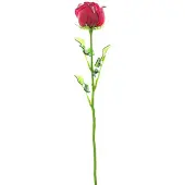 Europalms Rose en cristal, fleur artificielle, bourgogne, 81cm 12x (81 cm)
