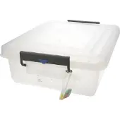 ARAVEN Conteneur de stockage avec couvercle 30L