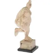 NA Statue de bois naturel 41 cm