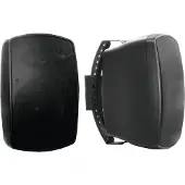 Omnitronic Enceinte murale OD4T 00V 2x (1 paire), Enceinte encastrable, Noir