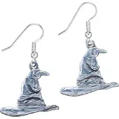 GED Harry Potter Sorting Hat Earrings, (Plaqué argent)