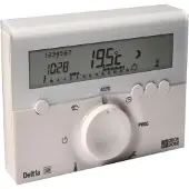 Delta Dore Programmeur filaire – – Deltia 8.00 – Pour chaudière pompe à chaleur ou radiateurs électriques