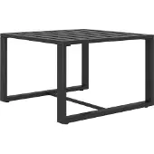 vidaXL Table basse en aluminium anthracite