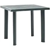 vidaXL Table de jardin vert 80x75x72 cm plastique
