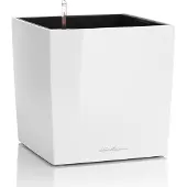Lechuza Jardinière CUBE 30 ALL-IN-ONE Blanc brillant