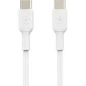 Belkin Câble USB-C vers USB-C 60W 2 m Matière Synthétique Blanc
