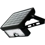 Luceco lampe solaire d'extérieur LED 5 W, 550 lm, 4000 K, noir