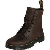Dr. Martens Bottes à lacets 'Combs' brun foncé / jaune