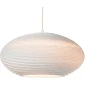 Graypants Lampe suspendue Disc 20 blanche