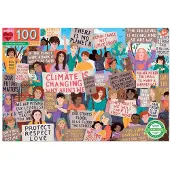 Eeboo Puzzle Protestation pour la protection du climat 100 pièces