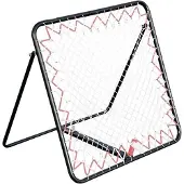 Precision Rebounder Filet d'entraînement - 95x95cm - noir pour l'entraînement de football