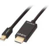 Lindy Hdmi To Mini Displayport 4k Cable 2 M Noir