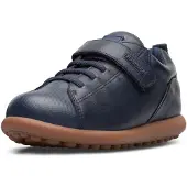 Camper pour femme/filles. K800316-004 Chaussures en cuir Pelotas Ariel navy (37), Plat, Lacets, Velcro, Casuel, Marine, mode enfantine