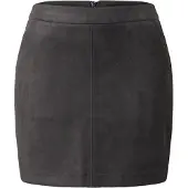 Vero Moda Donna Dina Faux Suede Short Skirt Gris XS Femme