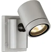 SLV Applique Murale - Ronde - Gu10 - 50 W - Slv New Myra Wall - Gris Argent