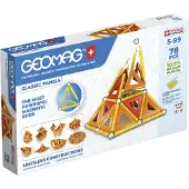 Geomag Ensemble d'aimants - Classic Panels Recyclé - 78 Parties - - UneTaille - Jouets Magnétiques