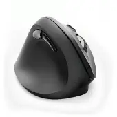 Hama "EMW-500L" - Souris - ergonomique - pour gauchers - optique - 6 boutons - sans fil - 2.4 GHz - récepteur sans fil (USB) - noir