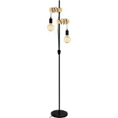 Eglo Lampadaire 32919 Townshend E27 2x10W noir