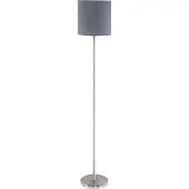 Eglo Lampadaire Pasteri 28cm nickel mat avec teinte grise
