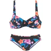 LASCANA Bikini bleu / orange / rose / noir