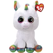 TY Plus 42Cm Boos Pixy Unicorn Alb