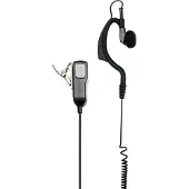 Midland MA21-LK Casque Avec fil Crochets auriculaires Noir, Gris