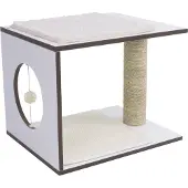 Vesper Arbre à chat V-Stool - blanc