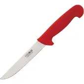 Hygiplas Couteau à Désosser | Lame Rigide | 5 cm | Manche Rouge
