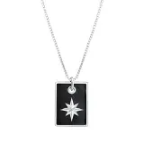 KUZZOI Chaîne noir / argent