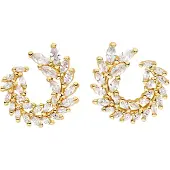 Heidemann Boucles d'oreilles 'Plagula' or