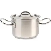 Lacor Marmite, casserole universelle, acier inoxydable 18/10, argent, 4 l, Ø 20 cm, hauteur : 13 cm