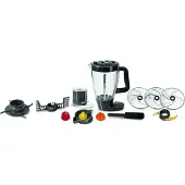 Moulinex FP827E10 de robot multiple Blander Mixer 6 espaces sécurité renforcée Smoots 10 accessoires doubleforce