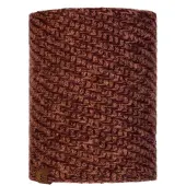 Buff Knitted&polar Fleece Neck Warmer Orange Homme