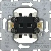 Berker Support de bouton-poussoir pour montage mural - Contact de bouton-poussoir à un pôle (NO) 503150