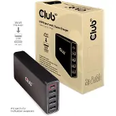 Club 3D Club3d CLUB3D Chargeur de courant USB Type A et C, 5 ports jusqu'à 111W
