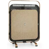 Klarstein Radiateur Infrarouge, Chauffage Infrarouge 1300W, Chauffage Portable en Aluminium, Chauffage d'Appoint avec Marbre de Rétention de Chaleur, Thermostat, Antigel, Faible Conso d'Énergie