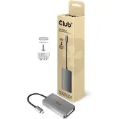 Club 3D CLUB3D CAC-1510 câble vidéo et adaptateur USB C DVI-D Dual link Gris
