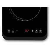 Beper BF.700 Plaque de cuisson à induction avec verre anti-rayures, 200-2000 W, 10 niveaux de puissance, minuterie, verrouillage de sécurité