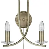 Searchlight Applique en laiton Ascona