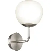 Maytoni Applique, métal verre nickel, hauteur réglable, H 27cm