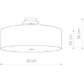 Lyora Plafonnier grand E27 max. 60W chacun 230V Plafonnier moderne salon éclairage lampe cuisine chambre à coucher
