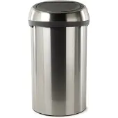 Brabantia Touch Bin 60 Litres Inox Anti-traces de Doigts