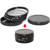 Caruba étui de rangement/protection en métal pour filtres 46 mm
