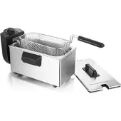 Emerio DF-120482.2 Fritteuse, Kaltzone, 3L, tat, BPA-frei, schw.