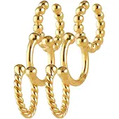 Elli Boucles d'oreilles 'Geo' or
