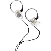 Stagg 4 Driver Sound-Isolating In-Ear Monitors Transparent